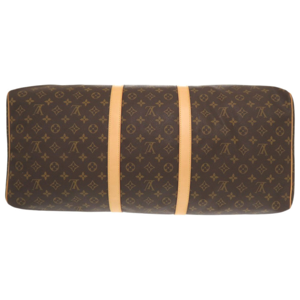 LOUIS VUITTON Authentic Brown Monogram Keepall 60 Boston Bag - Picture 3 of 10